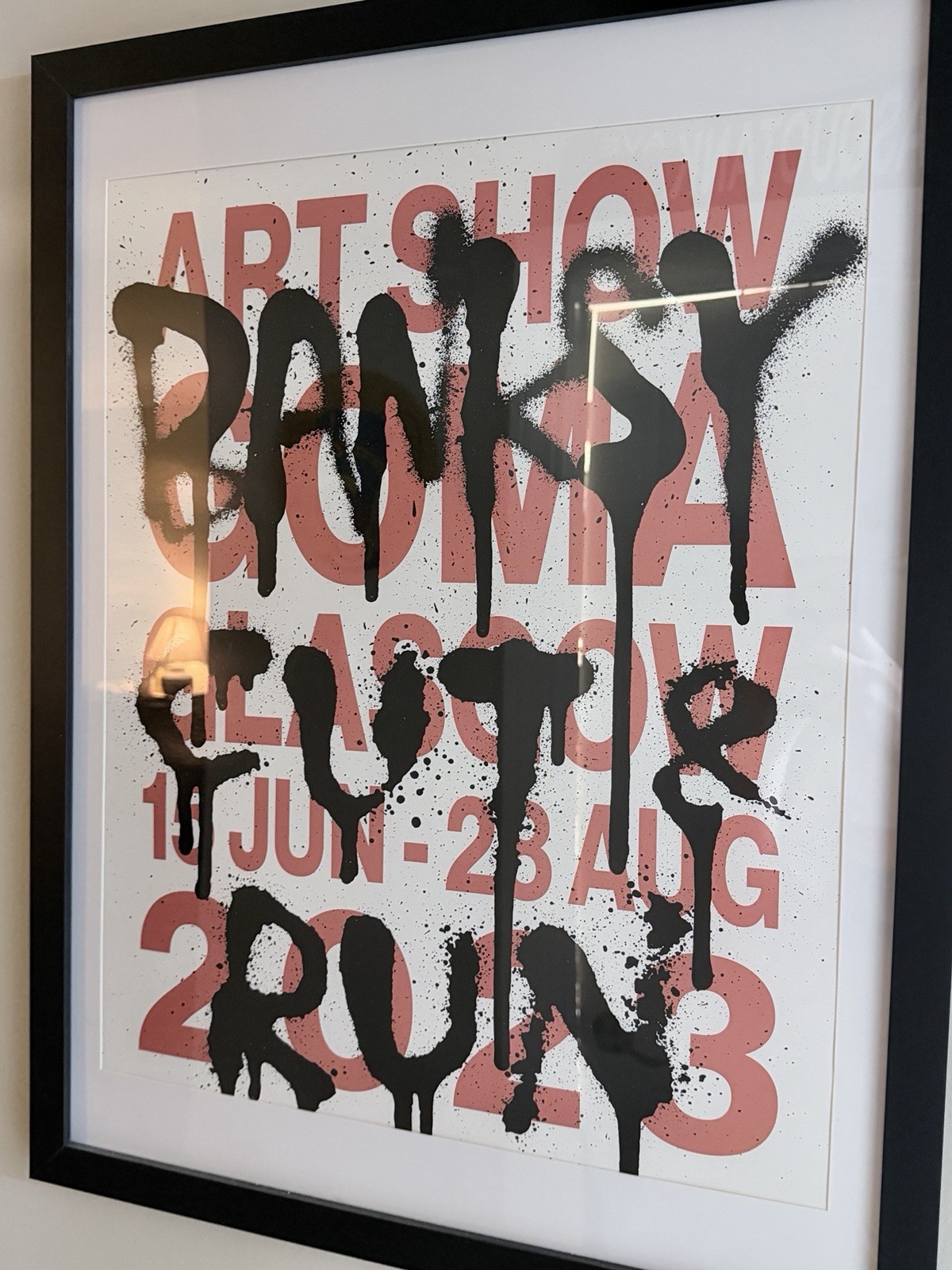 Banksy – Cut & Run Poster Set – Original GOMA 2023 – Glasgow Exhibit *US SELLER*