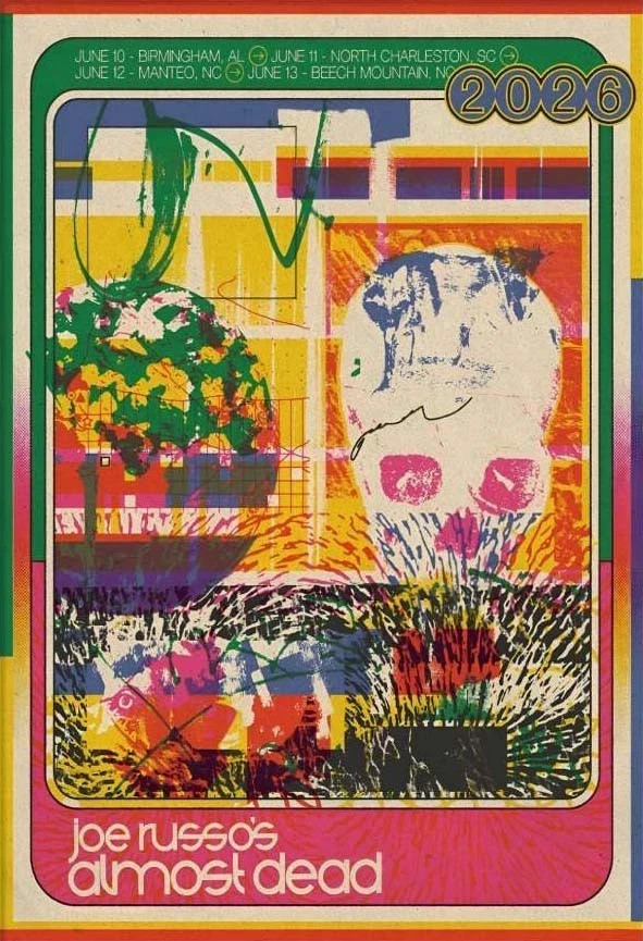 Joe Russo’s Almost Dead Summer Tour 2026 Concert Poster