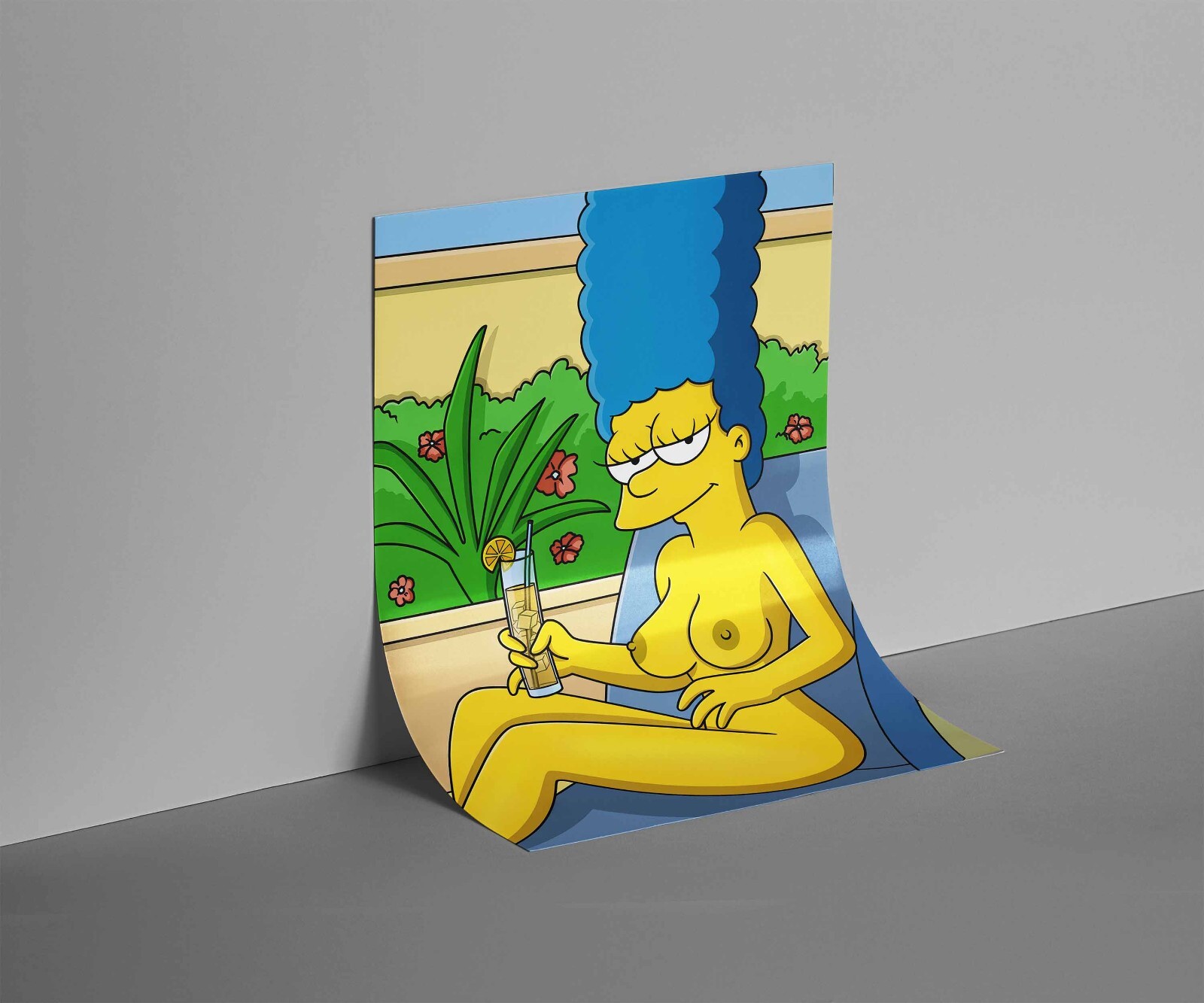Marge Simpson Seductive Sexy Art Print – Various Sizes – Free 4″ x 6″!!