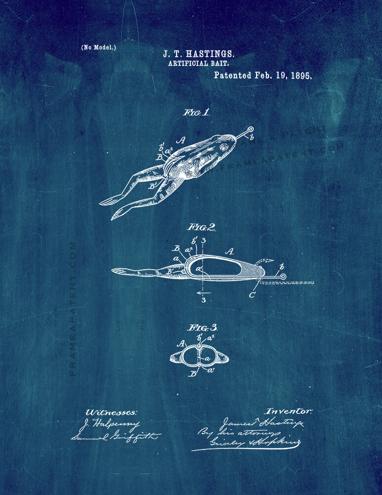 Artificial Bait Patent Print Midnight