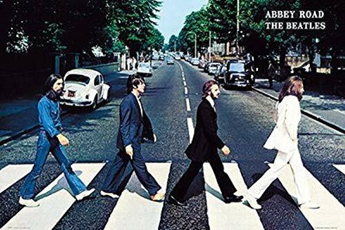 Laminated The Beatles Abbey Road Music Poster 24×36