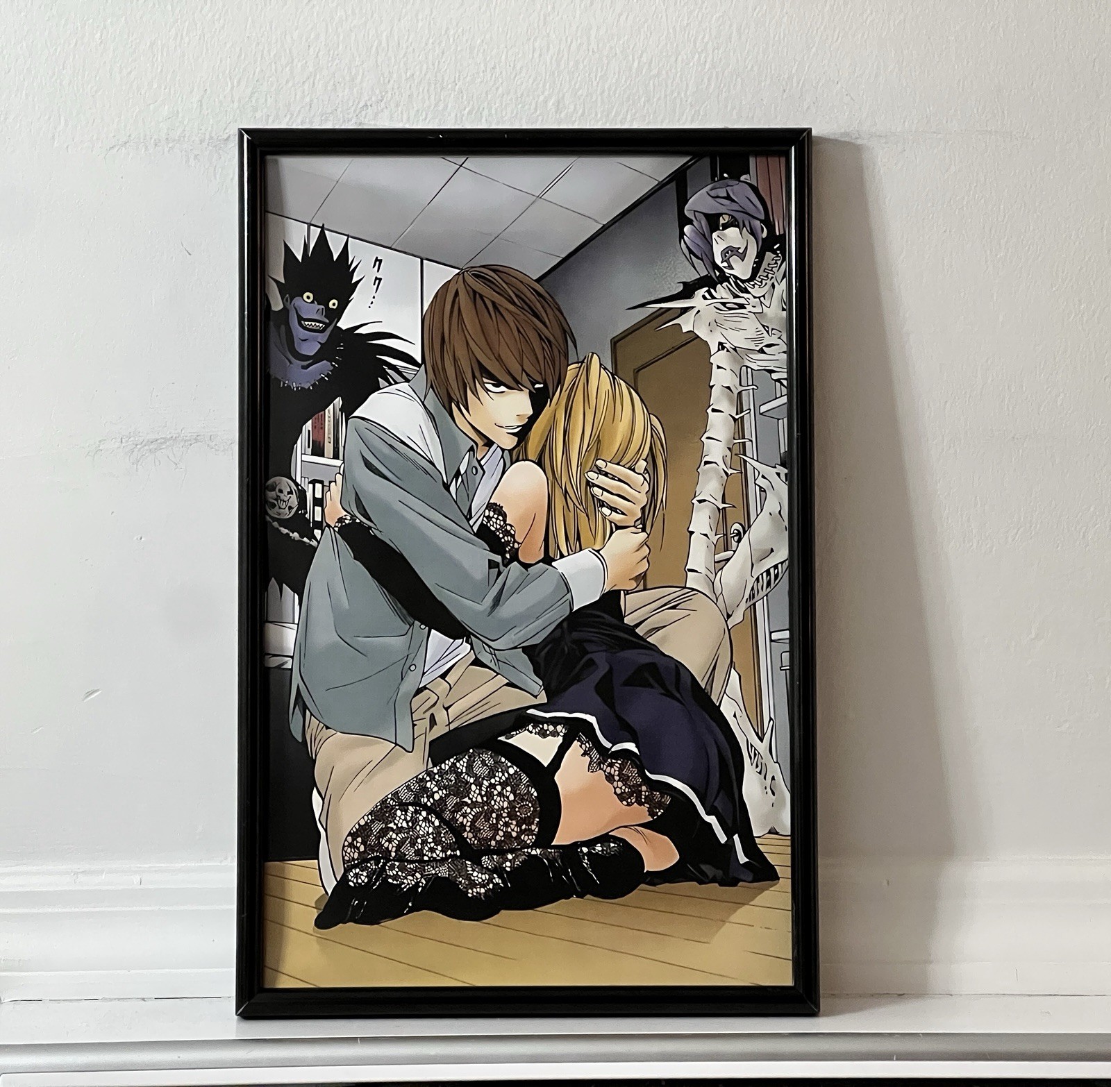 Death Note Light Misa Ayanami Ryuk Shinigami Anime Horror Poster