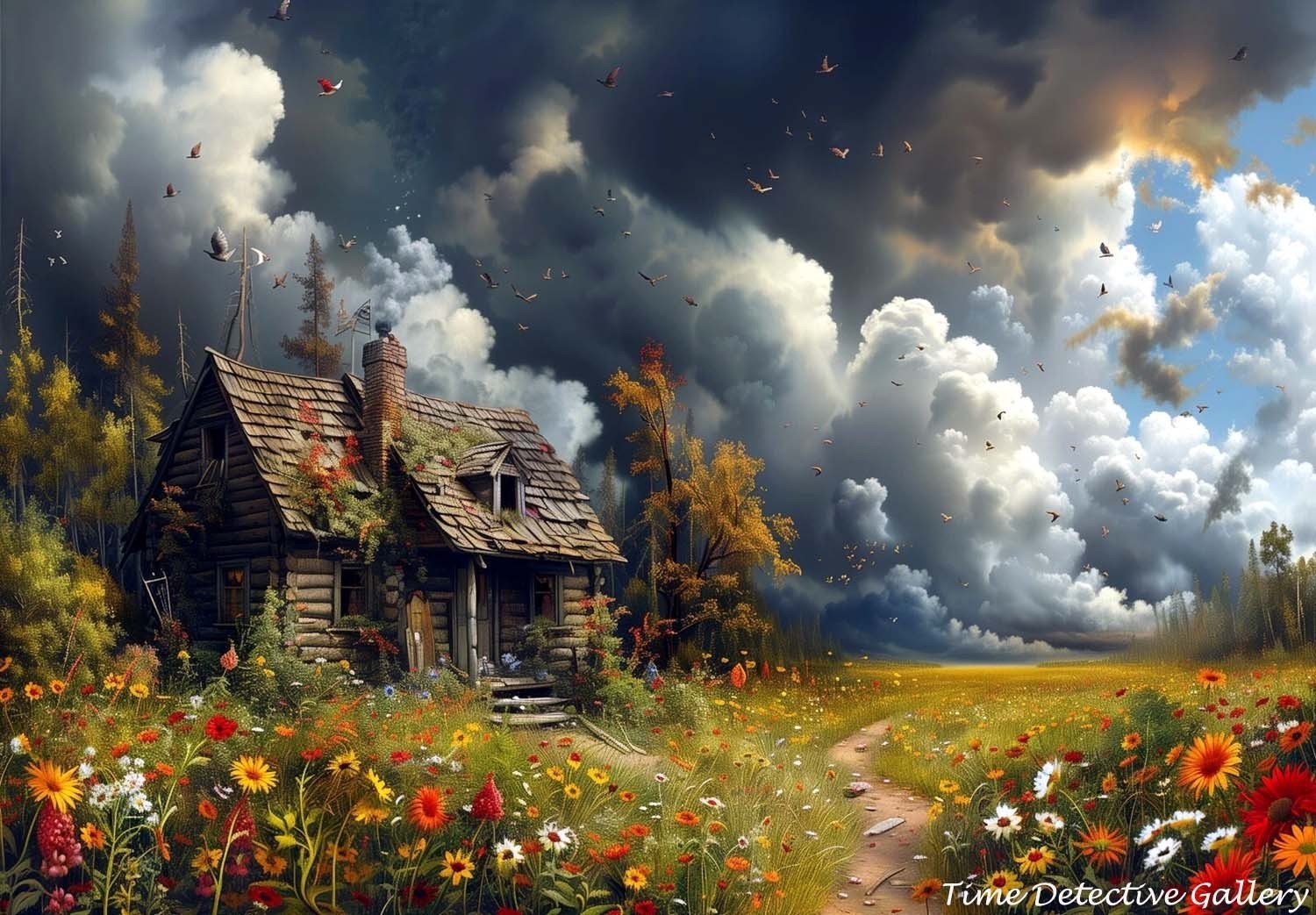 Serene Landscape #9 – Poster Available in 5 Sizes