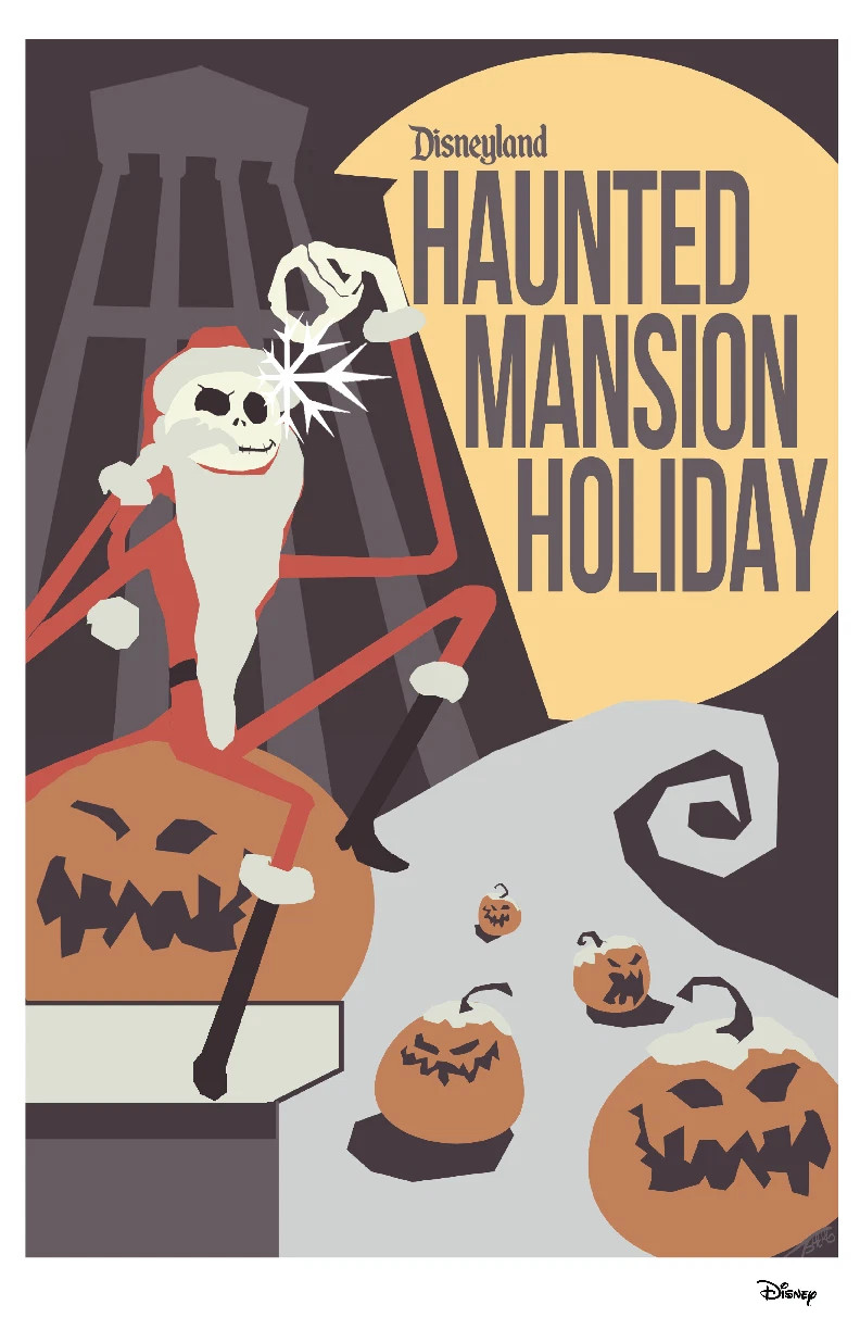 Disney Haunted Mansion Holiday Jack Paper Poster 210 GSM (No Frame)