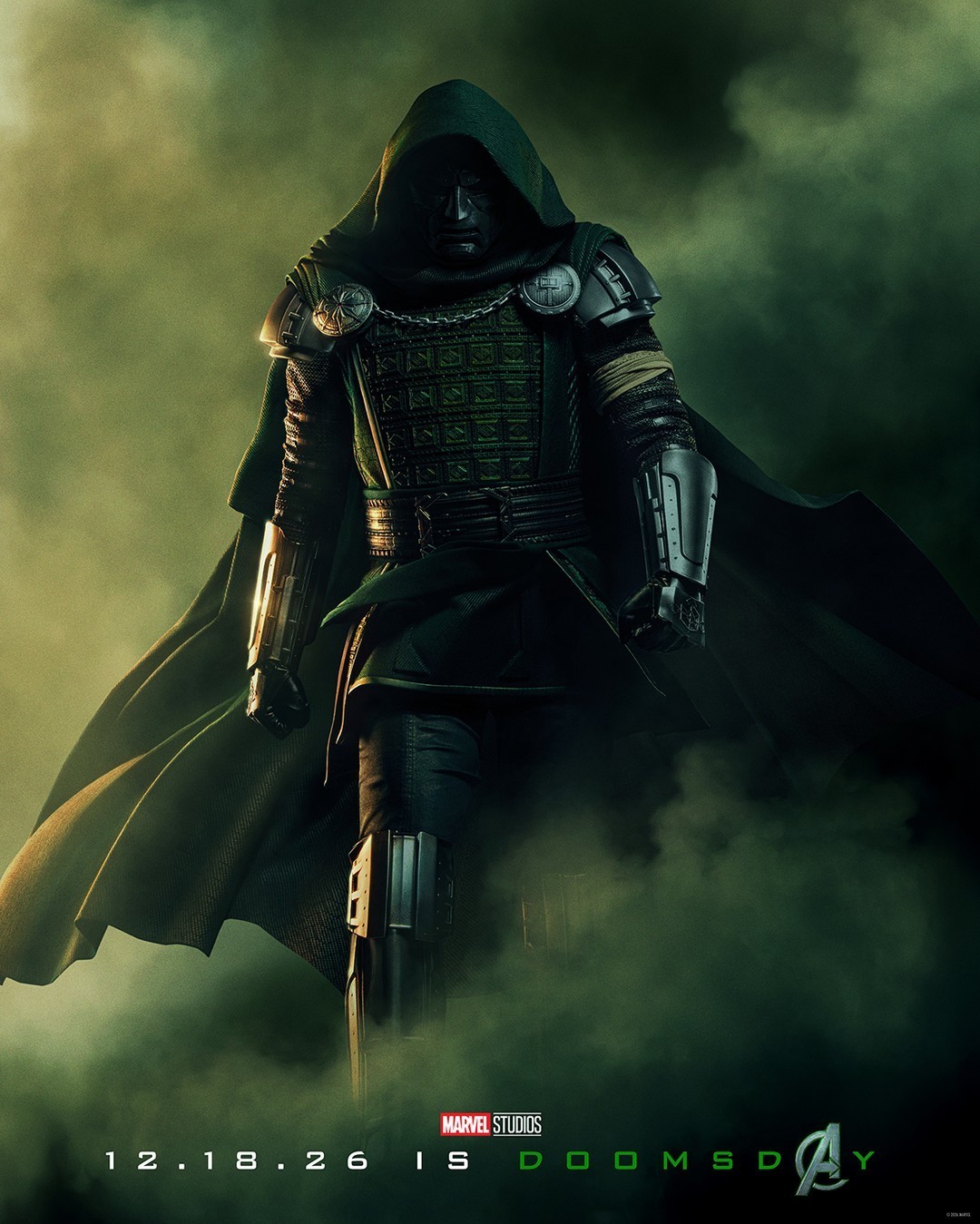 Doomsday Dark Armored Villain Marvel Movie Poster