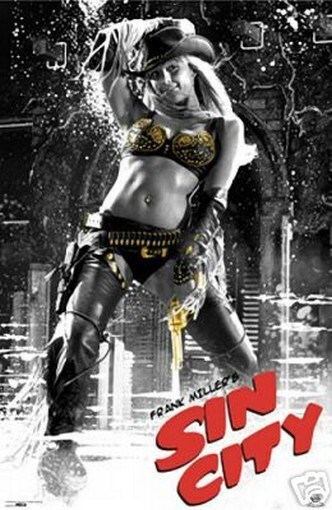 SIN CITY NANCY STRIPPING MOVIE POSTER JESSICA ALBA – PRINT IMAGE PHOTO -PW0