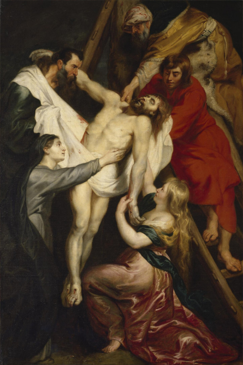Peter Paul Rubens -Descent from the Cross- Vintage Wall Art Poster/Canvas Print
