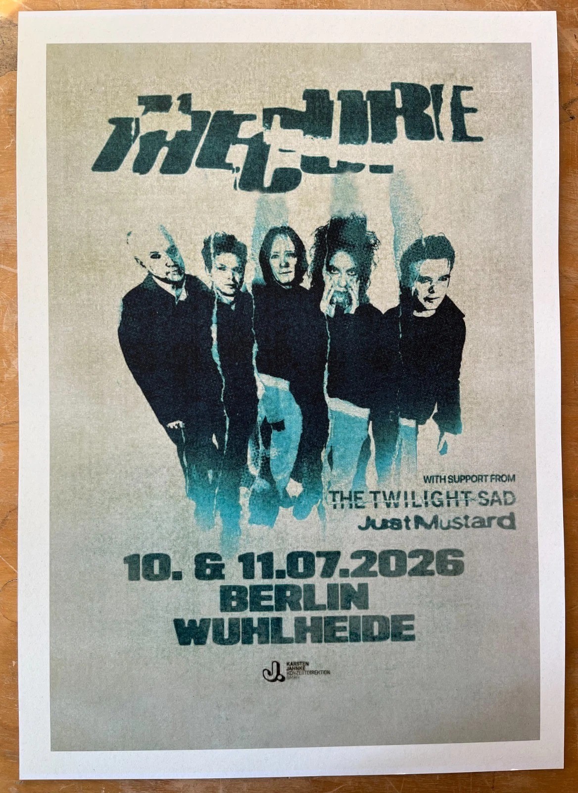 The Cure – Berlin, Waldbühne 2026 Konzertposter