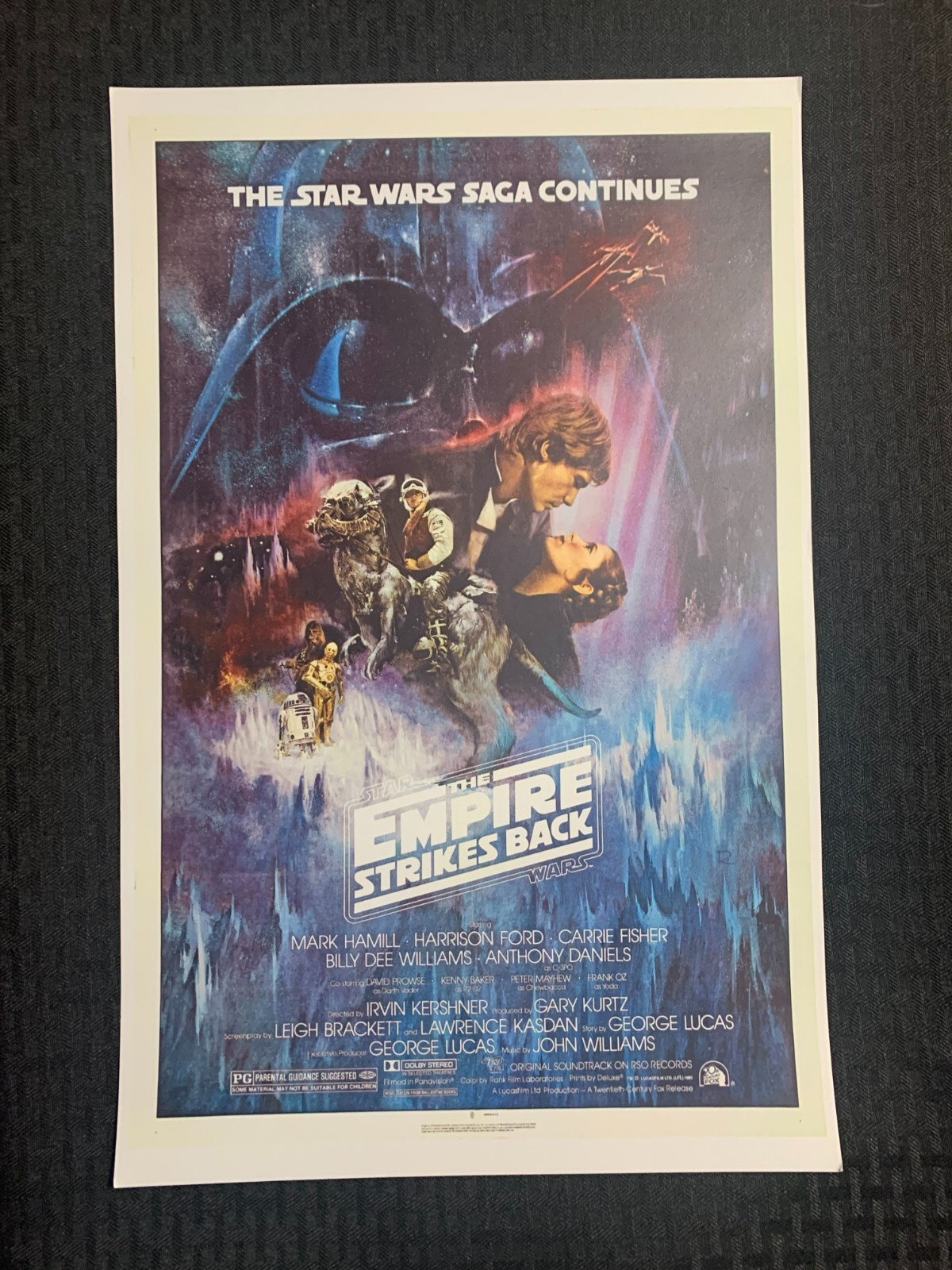 STAR WARS SAGA CONTINUES 11×17″ Mini-Poster FN+ 6.5 Empire Strikes Back