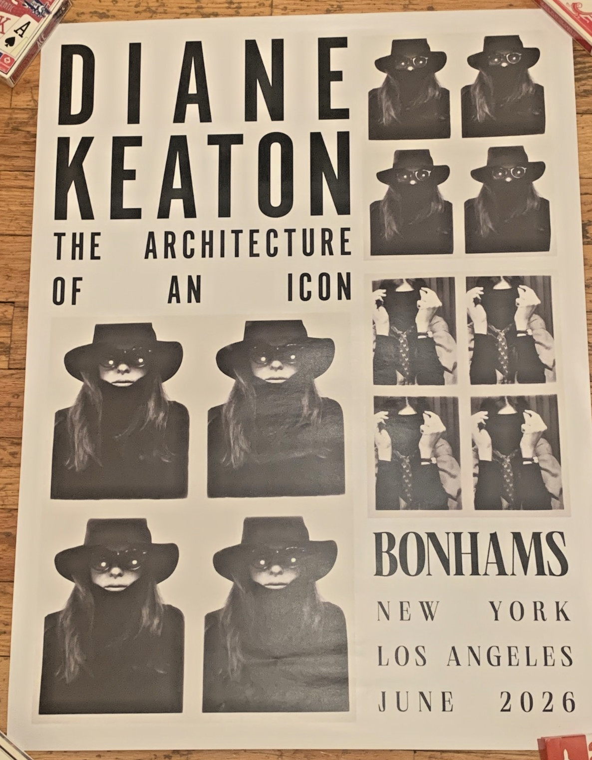 Diane Keaton Architecture of an Icon Poster Bonhams June 2026 18″x24″ B