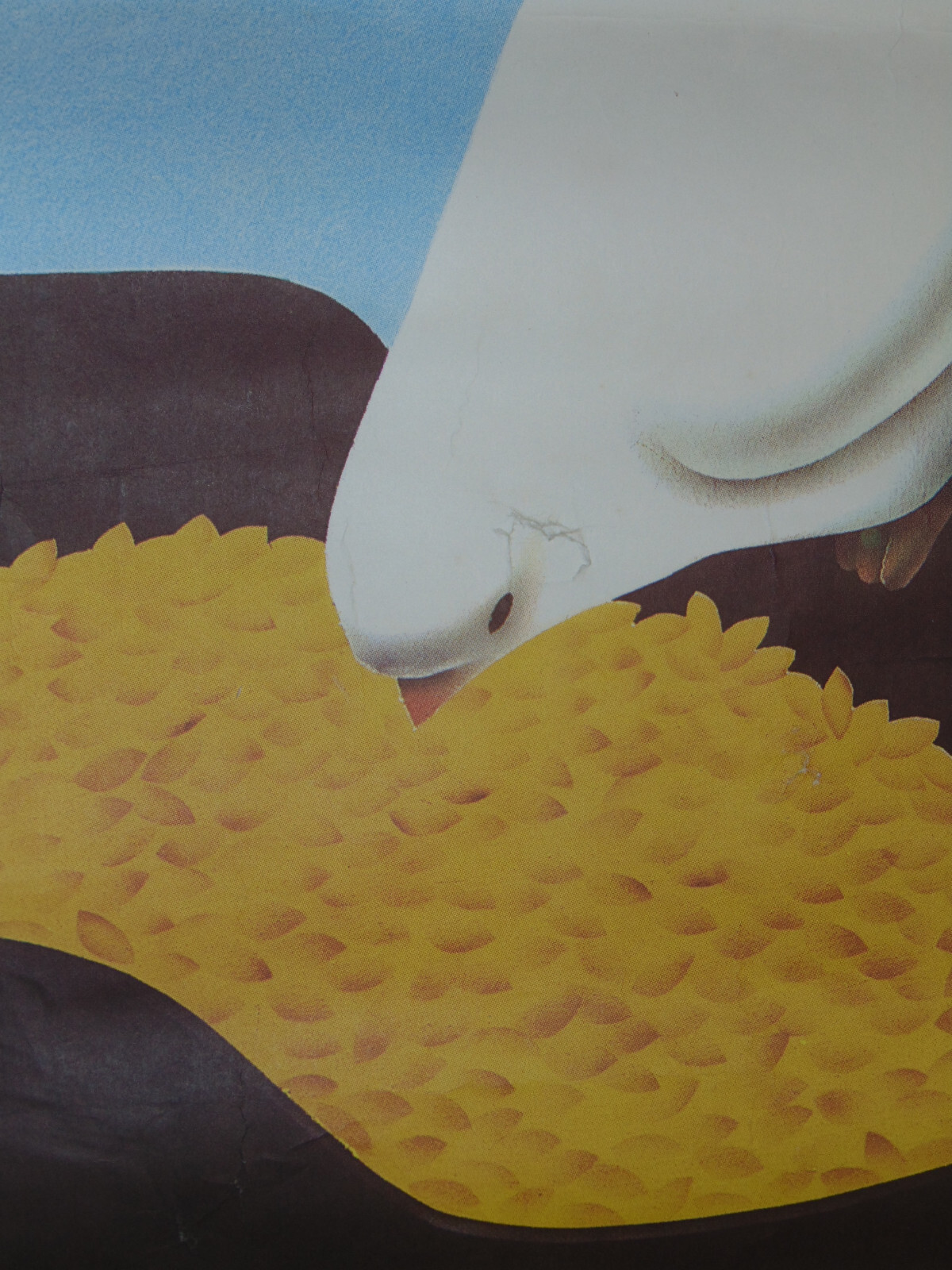 Original Peace No nuclear war communist propaganda Poster Soviet vintage Dove