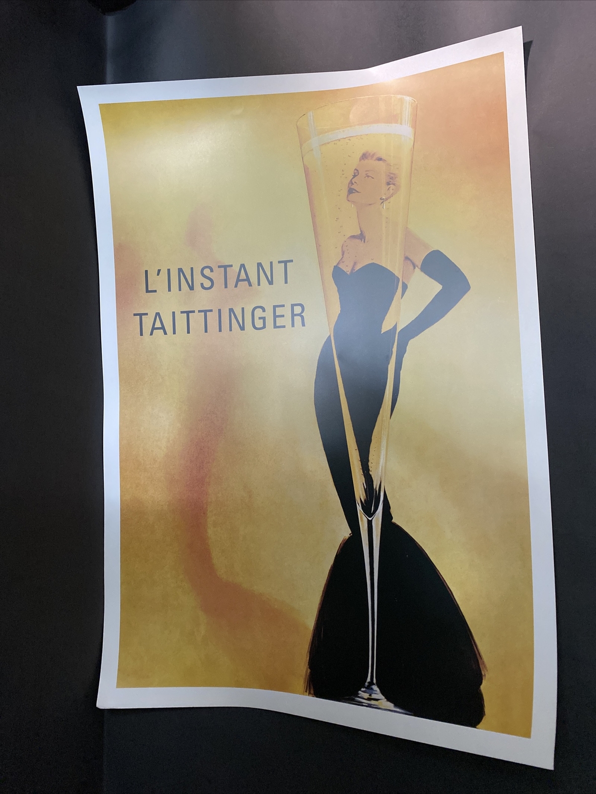 Vintage Poster: L’Instant Taittinger (25 x 36 Inches)