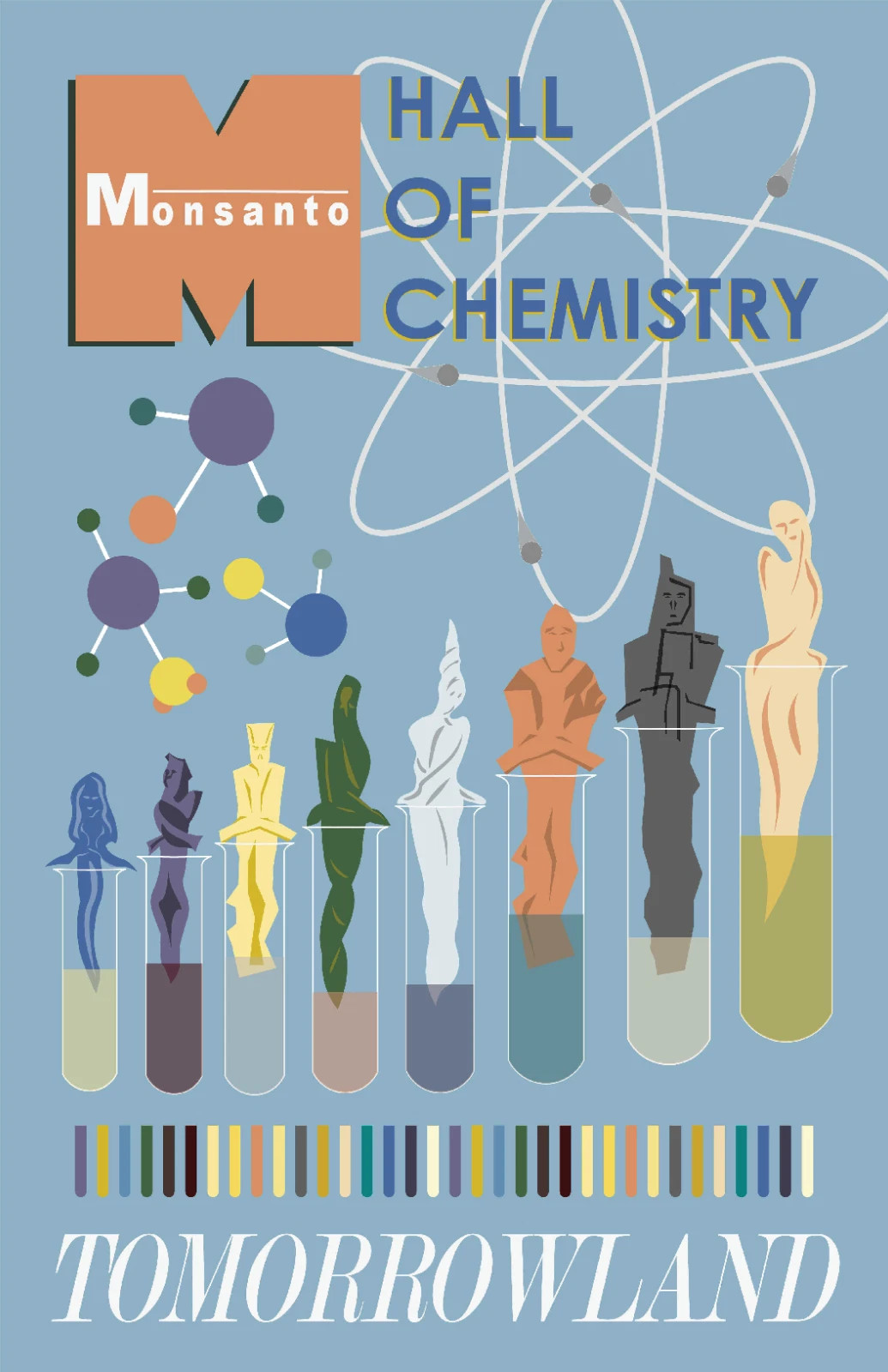Disney Monsanto Hall Of Chemistry Tomorrowland Magic Kingdom Paper Poster