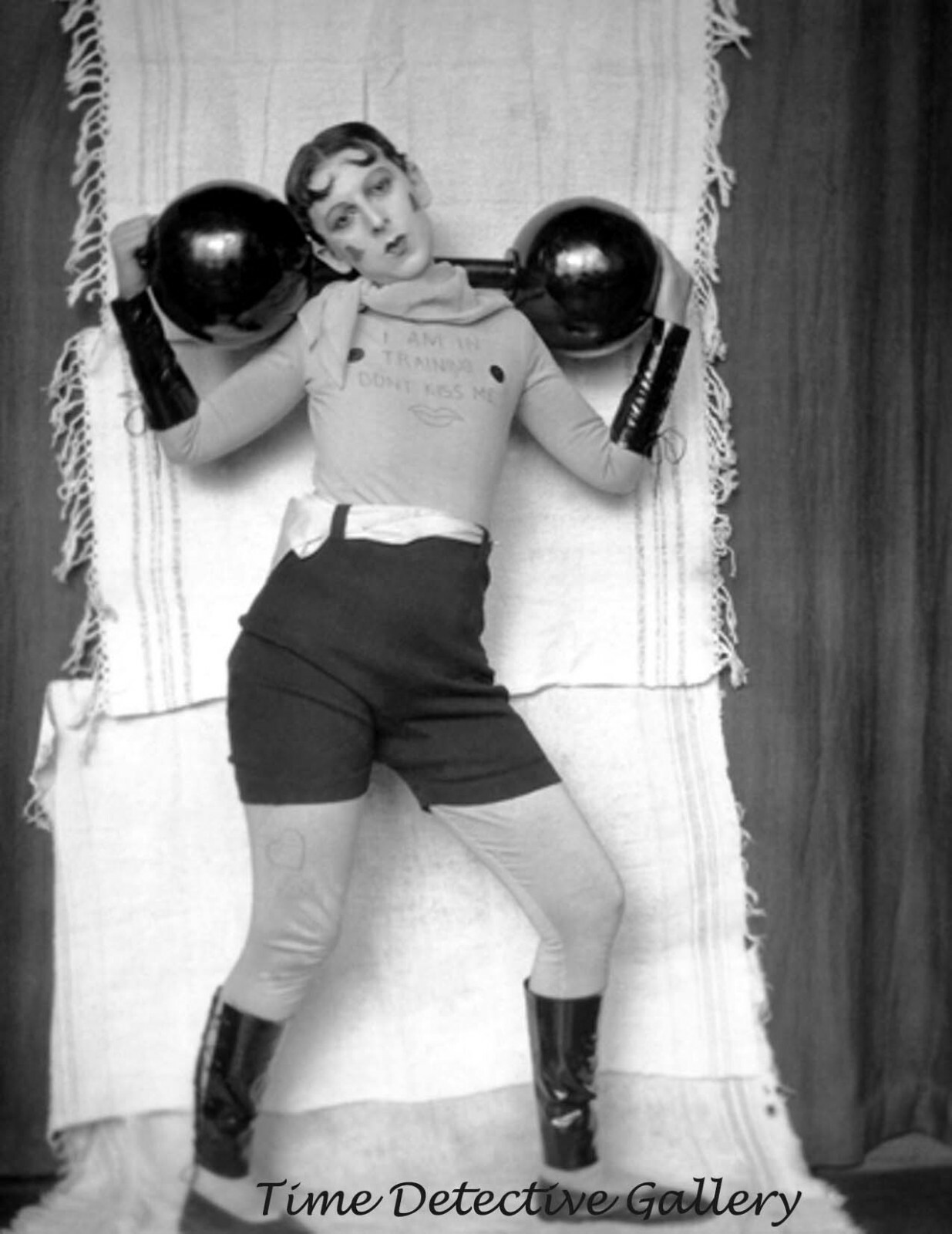 Claude Cahun Self-Portrait with Barbells – Poster Available in 4 Sizes