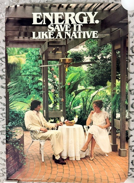 Save it Like a Miami Native – FPL Vintage Poster (1980)
