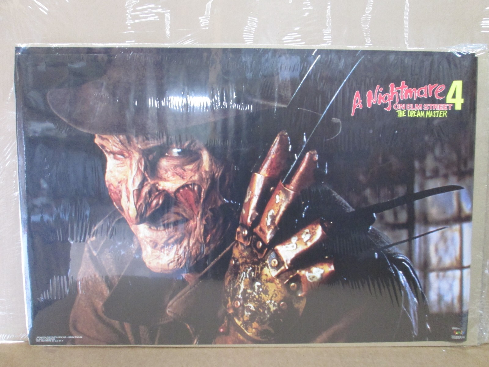 A nightmare on elm street 4 Dream master Freddy Krueger 1989 Horror poster 19815