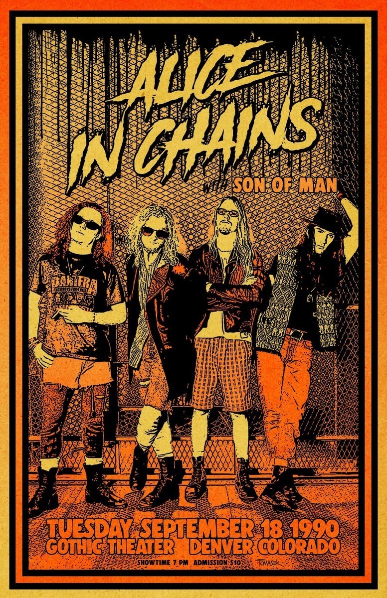 New Alice in Chains 1990 Gift For Fans Poster OP489