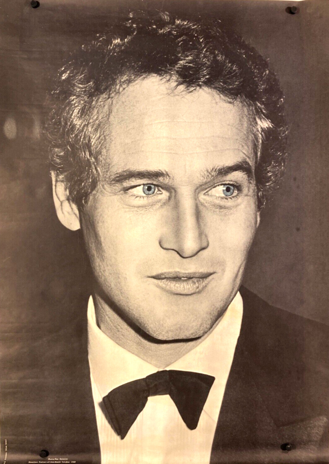 29-1/2″ x 41-1/2″ Poster: PAUL NEWMAN “BLUE EYES” at Sen. Eugene McCarthy Party