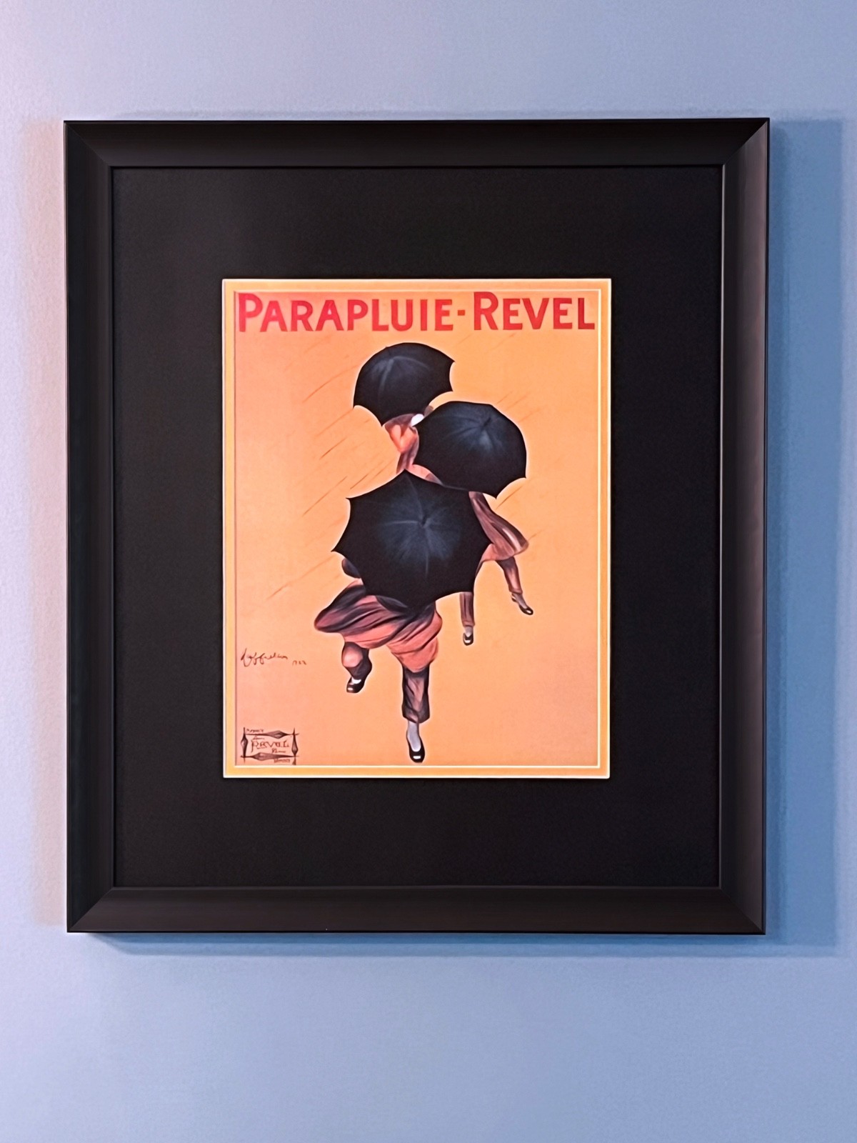 Parapluie-Revel by Leonetto Cappiello Vintage Advertising Professionally Framed