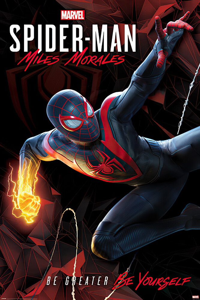 Spider-Man: Miles Morales – Marvel Gaming Poster (Game Cover) (Size: 24″ X 36″)