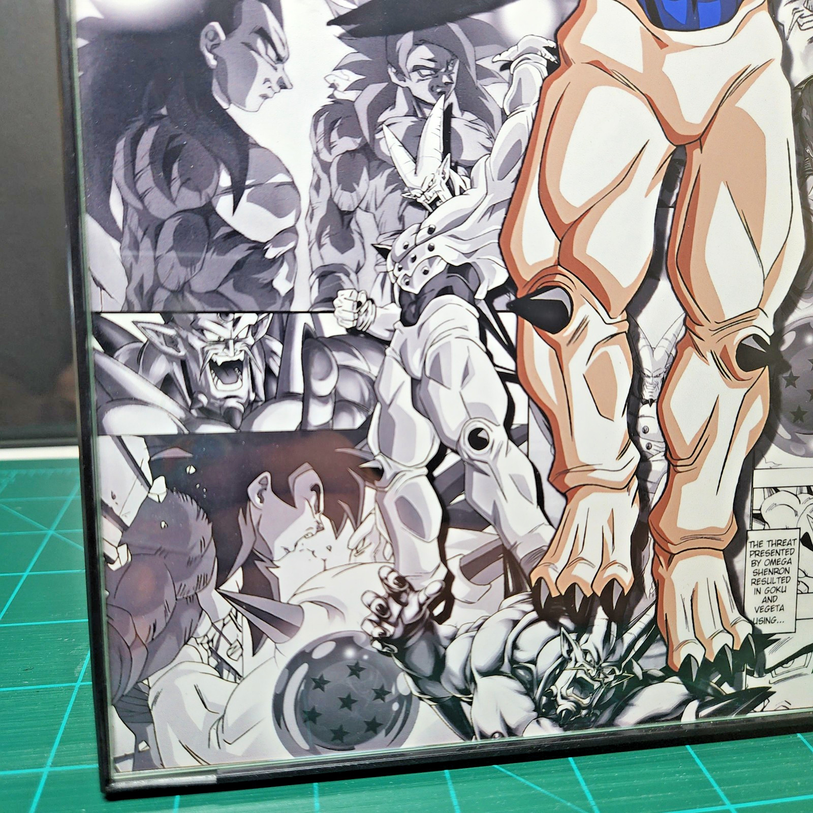 Dragonball GT Syn Shenron Glass Poster Anime Manga Wall Art (8×10 inch)- Framed