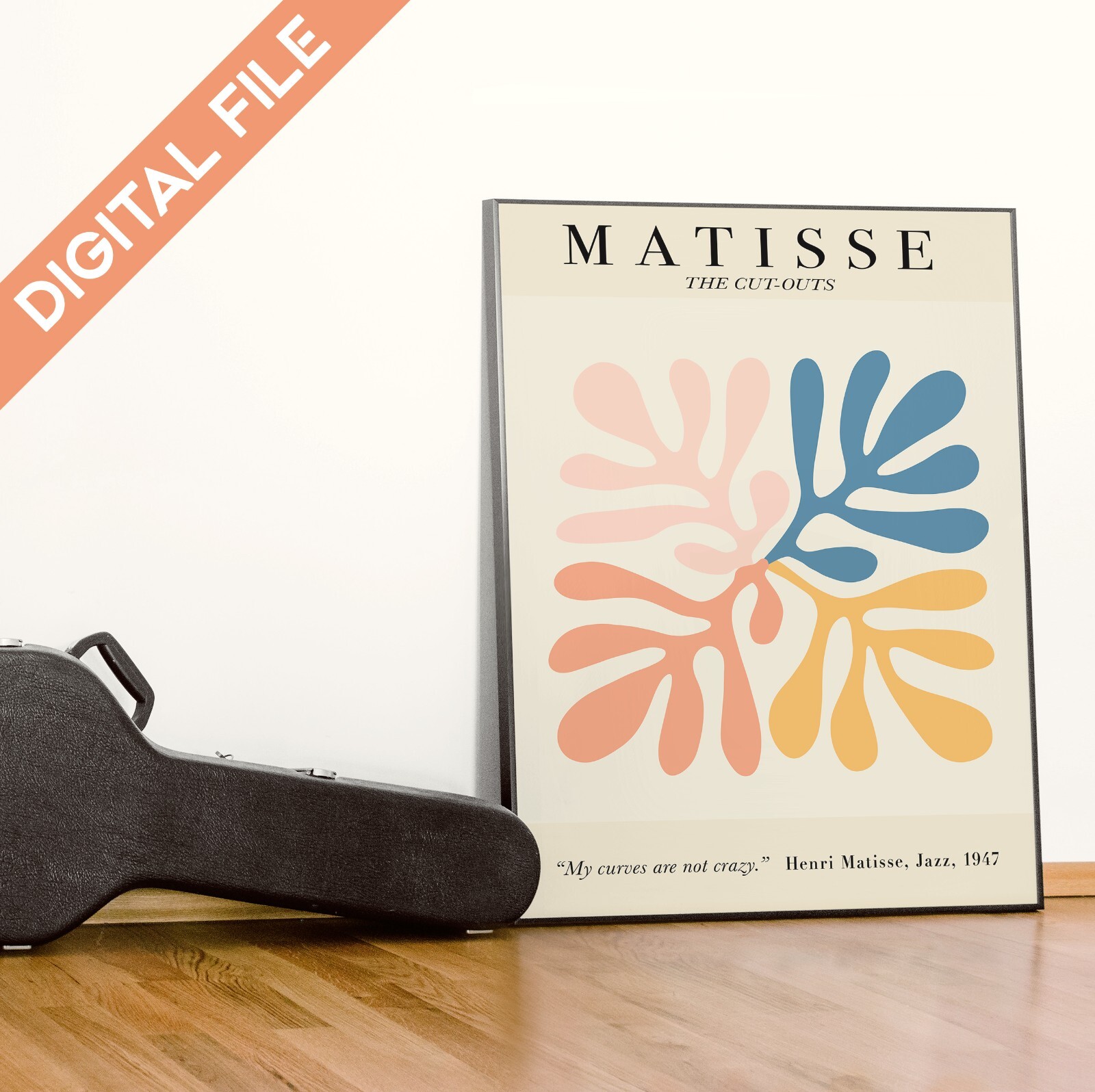 Henri Matisse reproduction poster – “The cut-outs” 1947 – high quality image