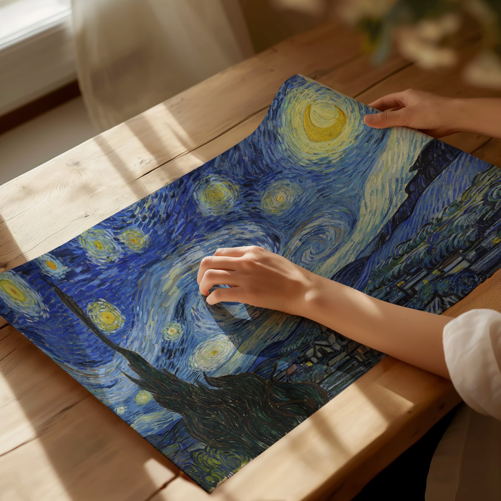 Van Gogh Starry Night Wall Art Poster – Timeless Impressionist Decor