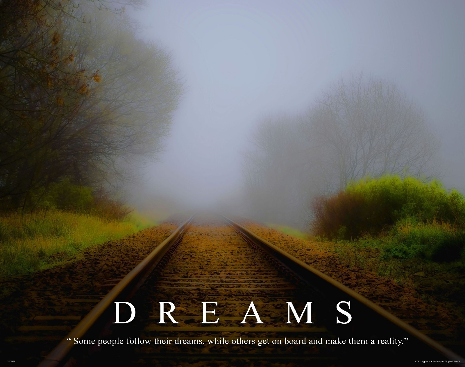 Railroad Motivational Poster Art Print Vintage Toys Model Trains Wall Decor