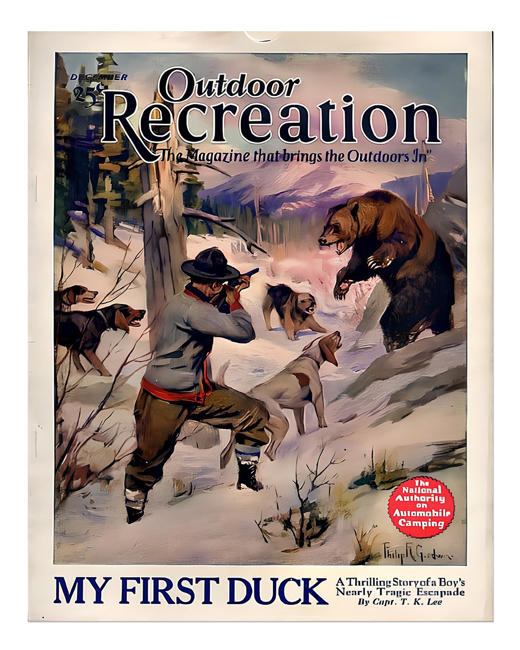 Vintage Outdoor Recreation Poster Wall Art – Rustic Hunt Scene