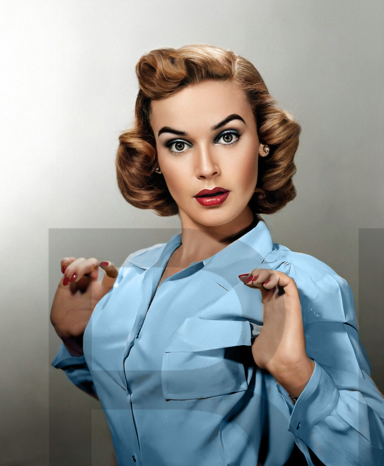 1950s Portrait Of Proud Woman 14 x 11″ Photo Print