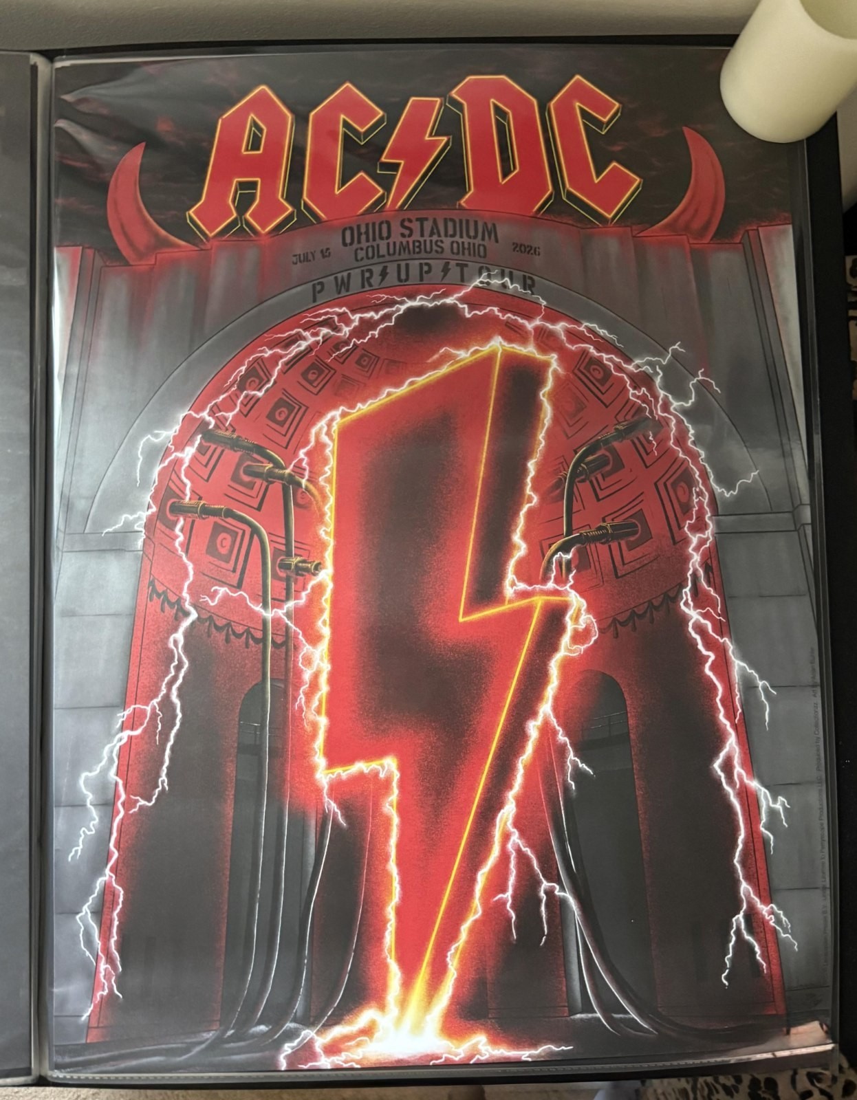 ACDC PWR Up Columbus Ohio At Ohio Stadium On July 15 2026 Poster