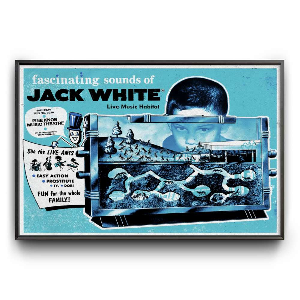 Jack White Pine Knob Music Theatre in Clarkston MI Jul 25 2026 Poster