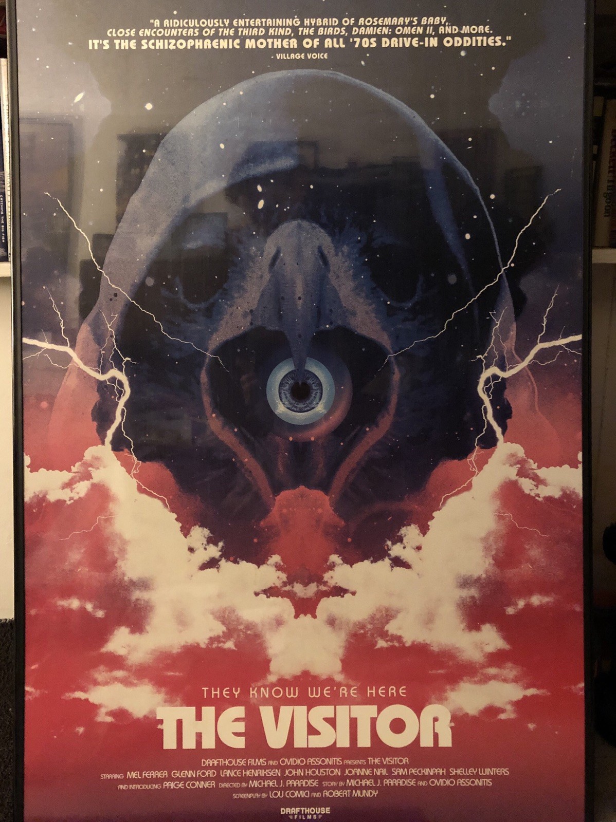 The Visitor Movie Poster Cult Horror Original Alamo Drafthouse Version Very Rare