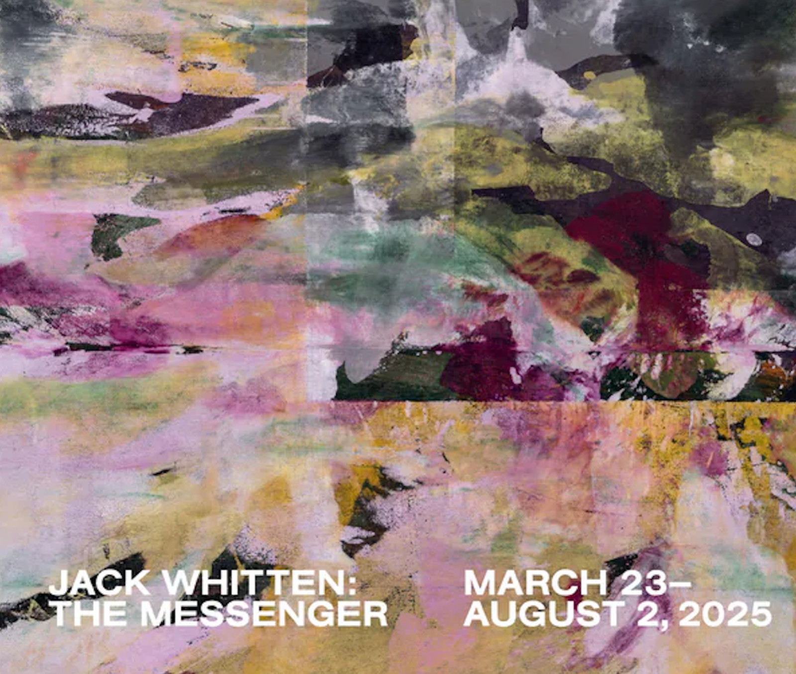 Authentic MOMA Exhibition Poster | Jack Whitten: “The Messenger” 22 x 28 inch