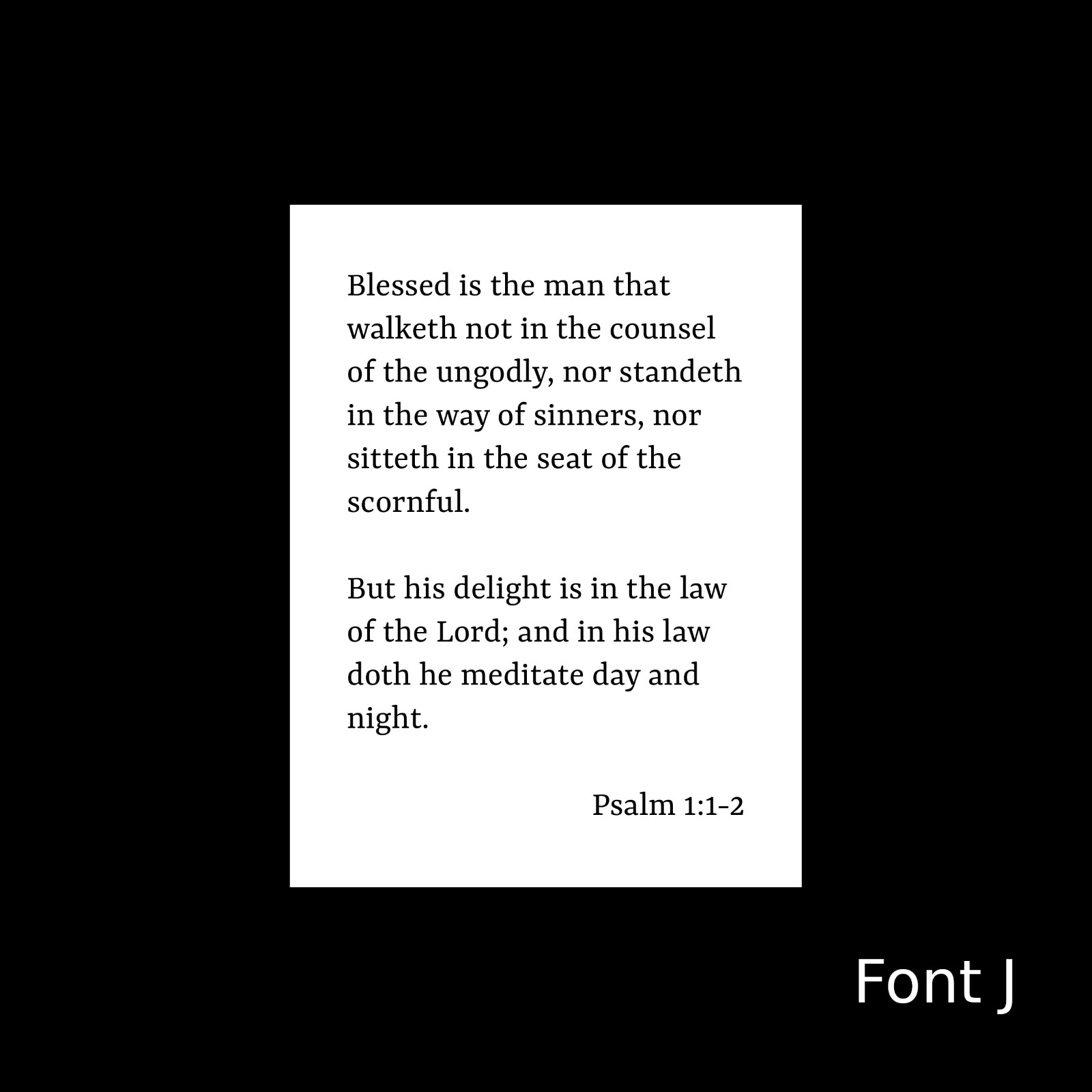 Biblical Bible Quote Verse Scripture Large Art Poster Print PICK VERSE, FONT J
