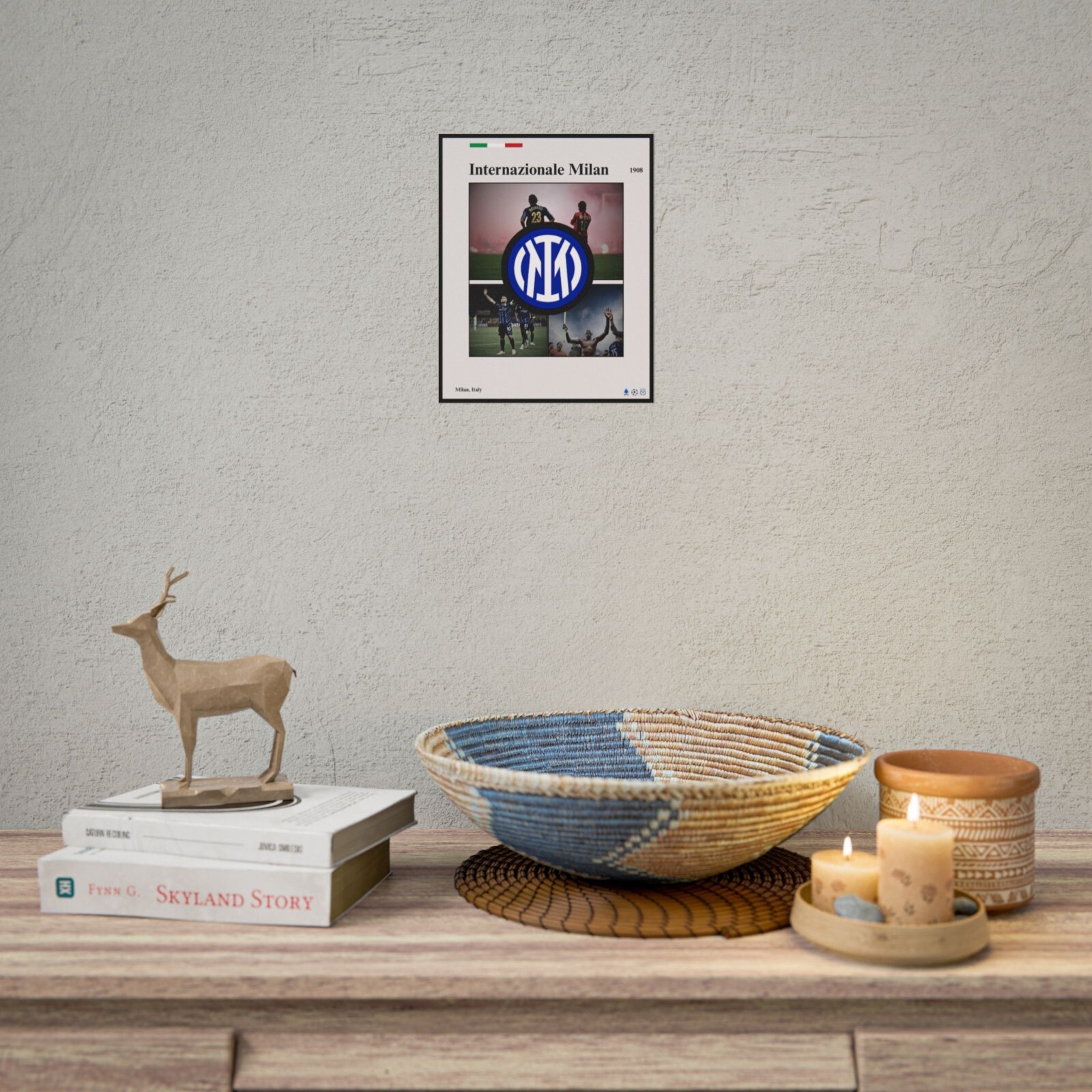 Internazionale Milan Original Classic StyleMatte or Semi-Glossy Poster 10″ x 8″