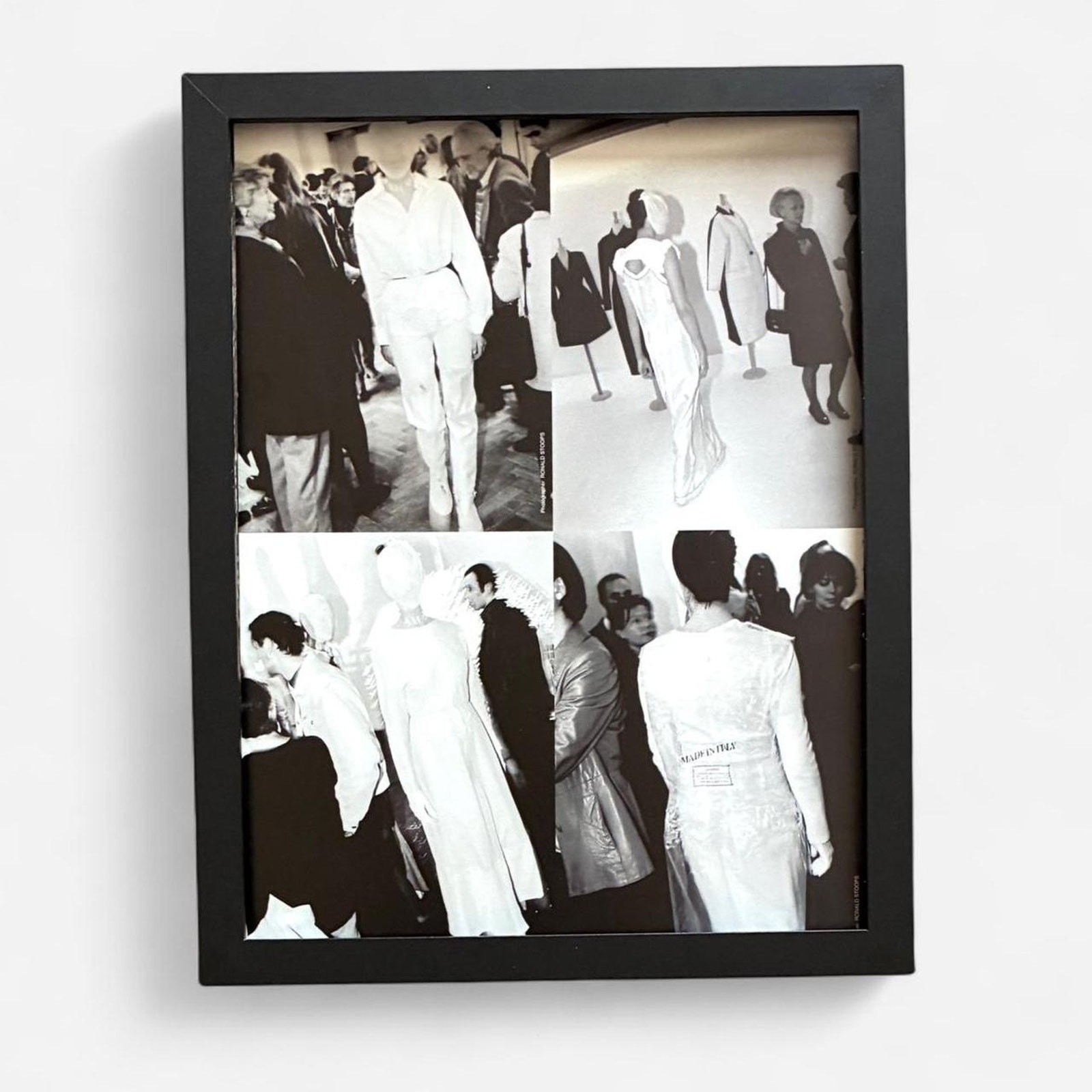 Maison Margiela Archive vintage photo framed poster 9×11