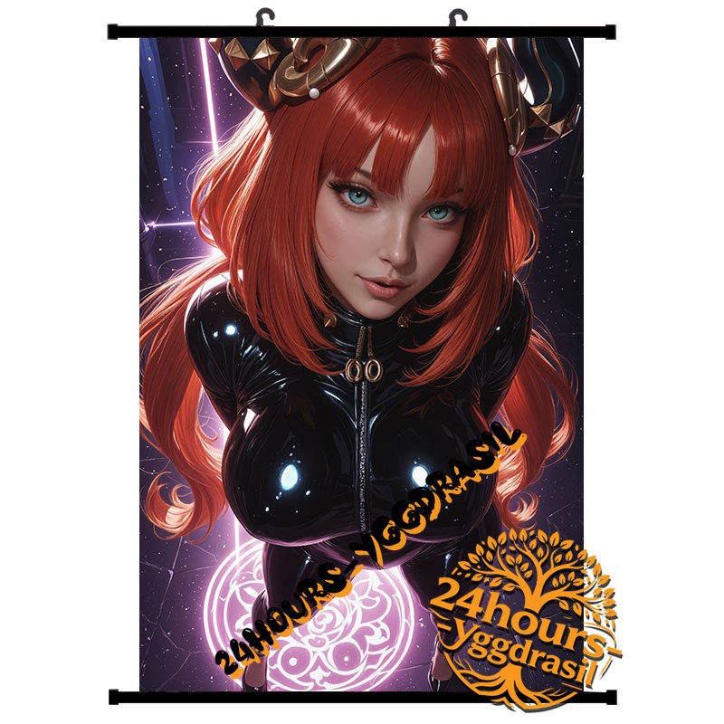 Anime Game Poster Commander Bodysuit HD Wall Scroll Painting Decor 60x90cm