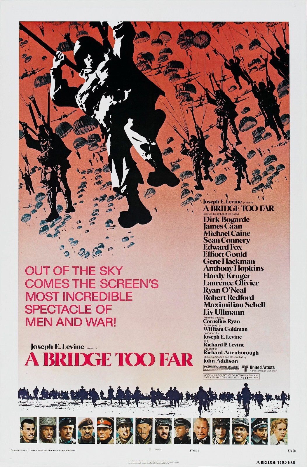 A Bridge Too Far movie poster (b) – 11″ x 17″ inches