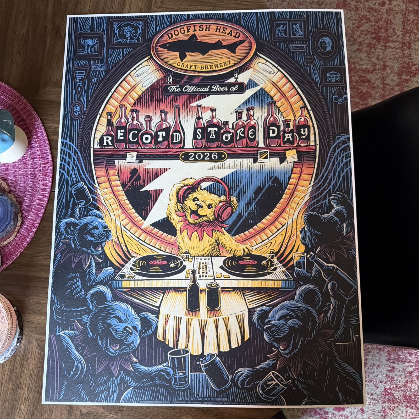 Dogfish Head Record Store Day 2026 Poster – Official RSD Wall Art Print