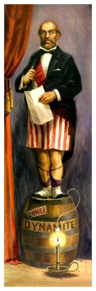HAUNTED MANSION STRETCHING ROOM #4 – SKINNY POSTER – 6″X18″ BUY ANY 2 GET 1 FREE