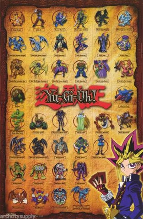 YU GI OH ! Monster collage 16×20 poster