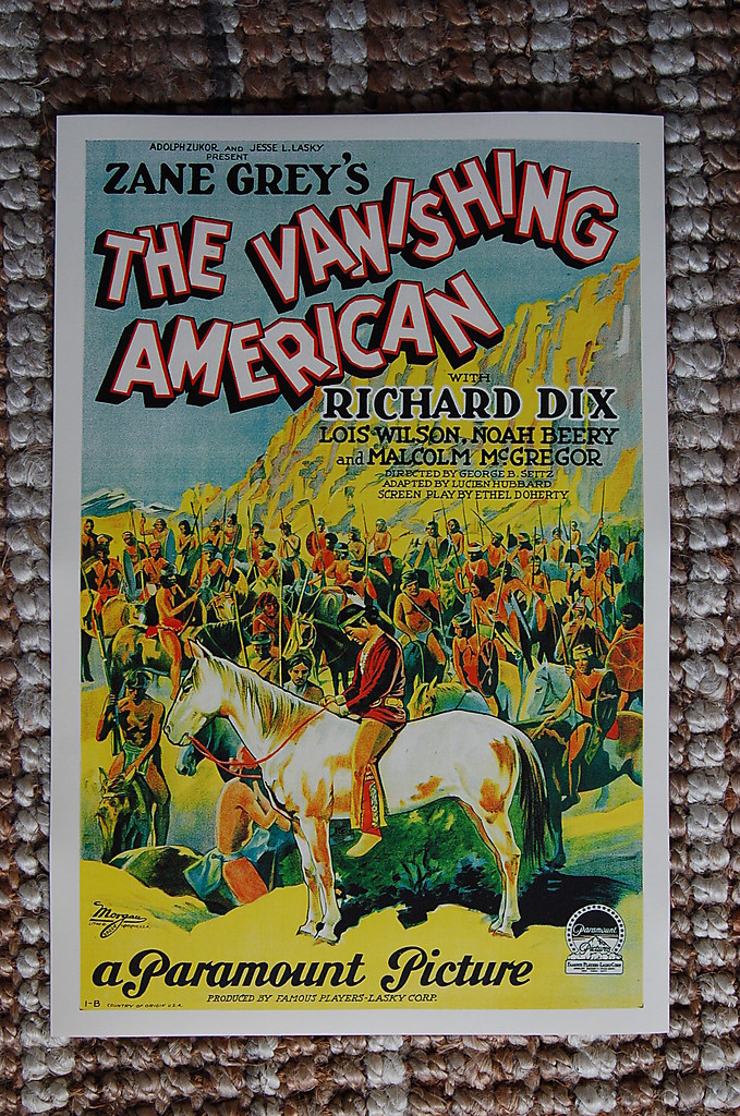 The Vanishing American Lobby Card Movie Poster Western Zane Grey Richard Dix