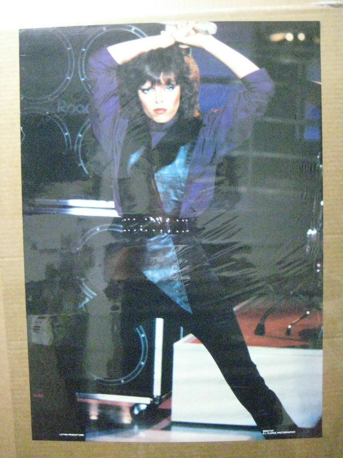 Pat Benatar. poster 1980 vintage singer songwriter Inv#G4731