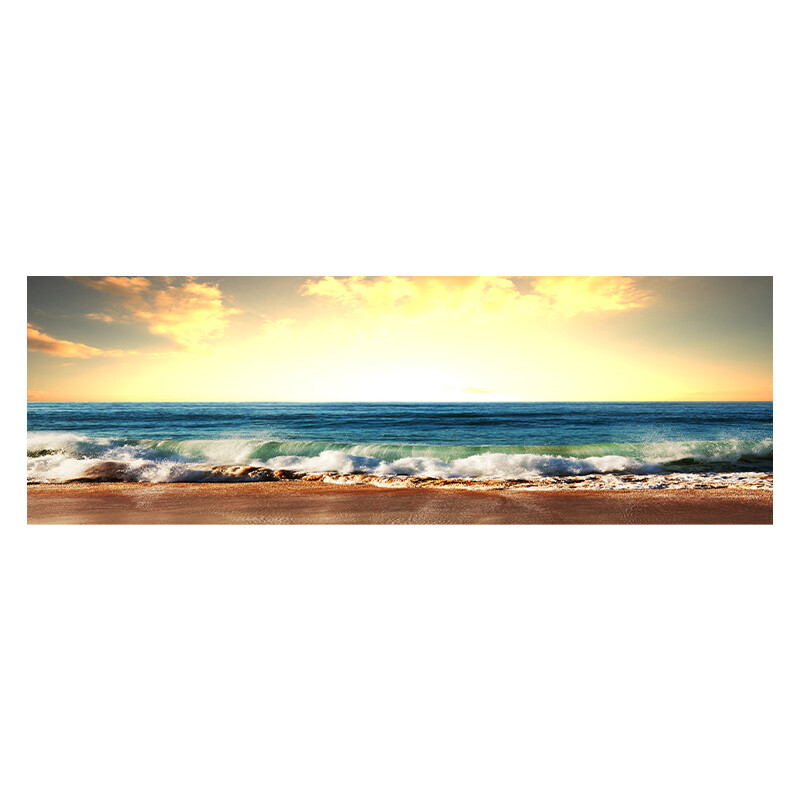 Canvas Wall Art Abstract Seascape Canvas Painting Beach Sea Print Poster Picture