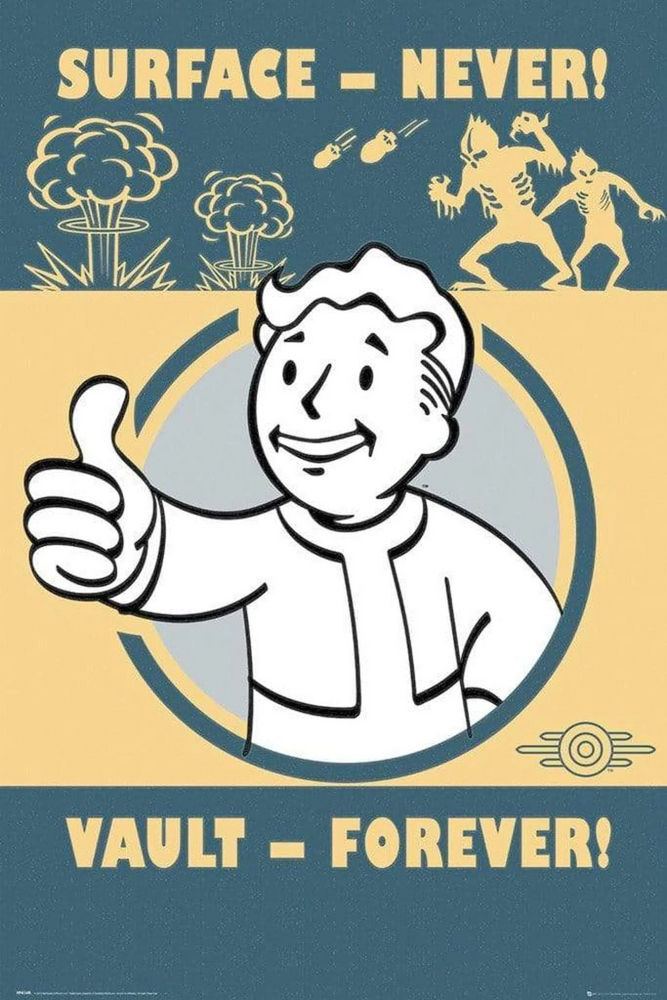 FALLOUT – VAULT FOREVER POSTER 24×36 – 84149