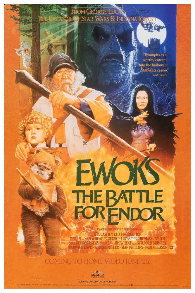 EWOKS – THE BATTLE FOR ENDOR MOVIE POSTER – BUY ANY 2 GET ANY 1 FREE!!
