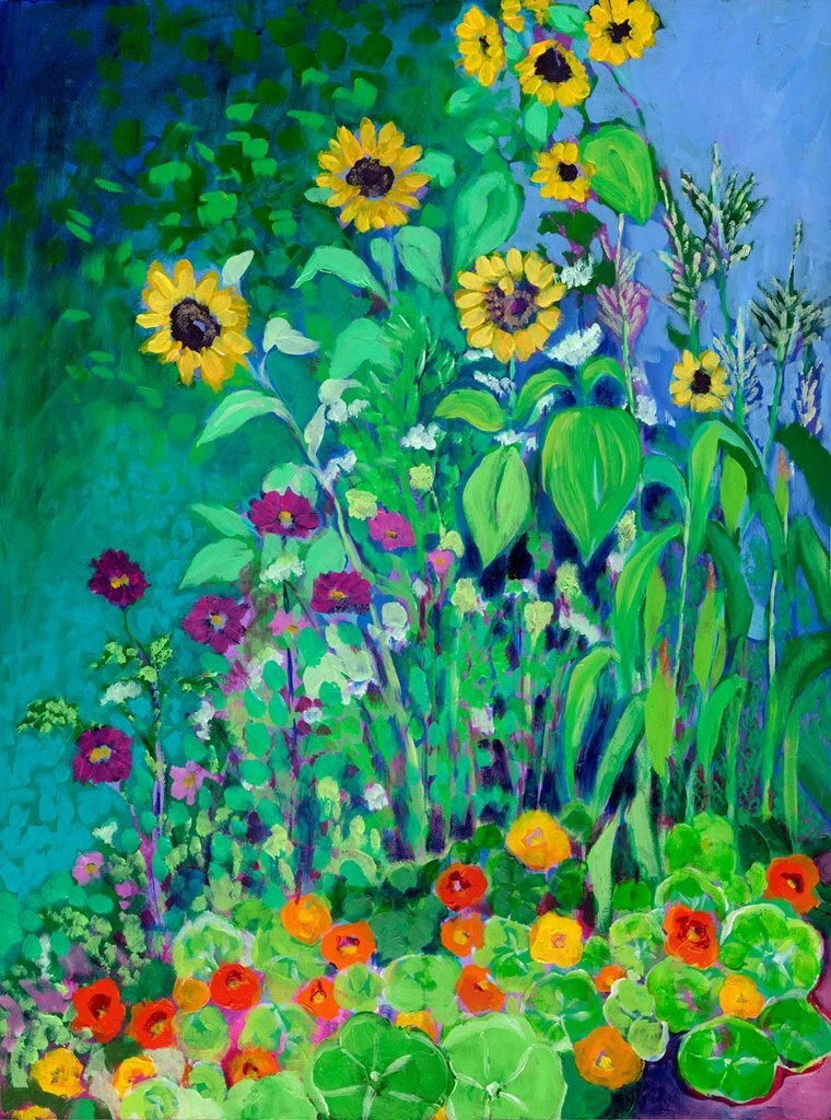 A Garden View, Jennifer Lommers Paper Poster 210 GSM (No Frame)