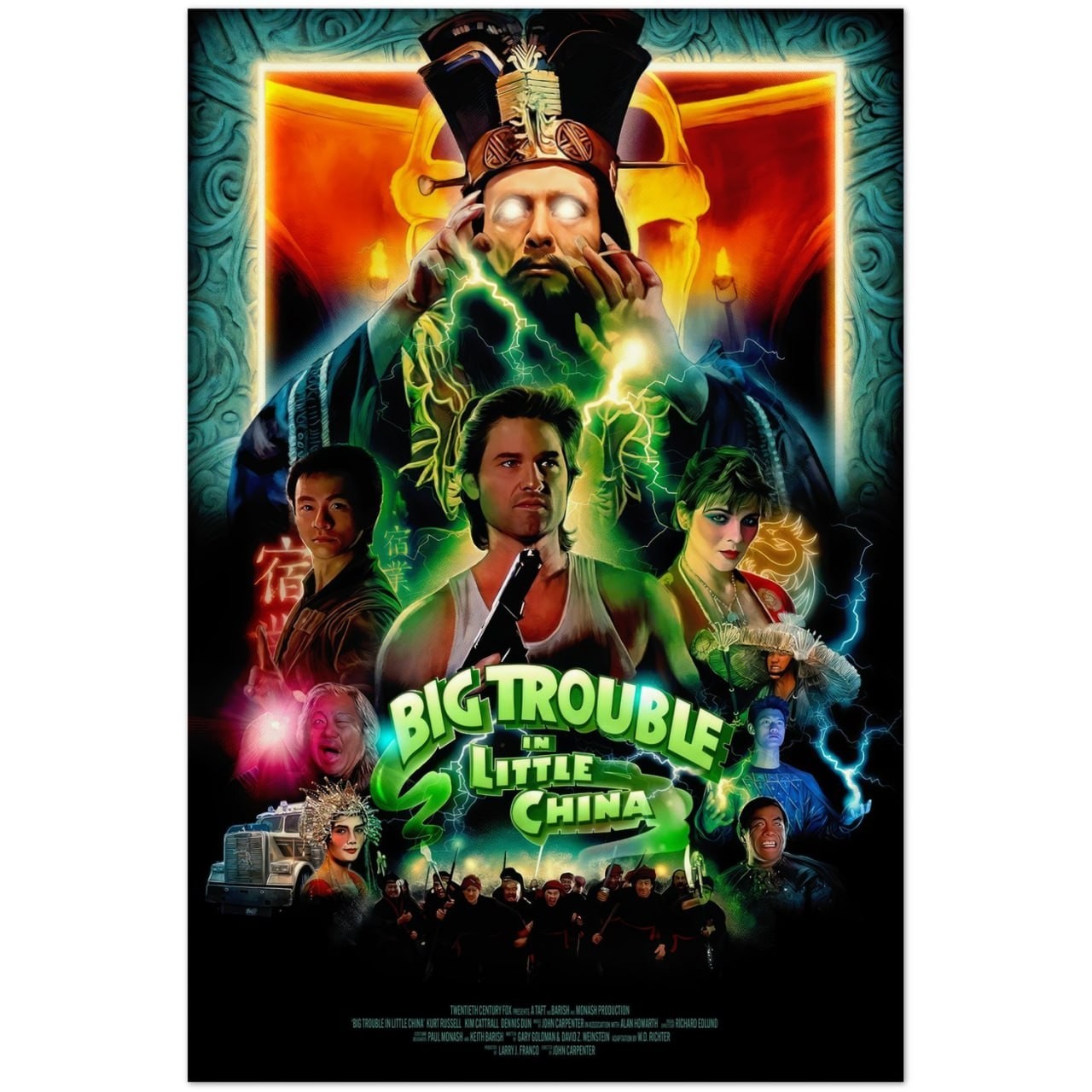 Big Trouble in Little China Classic Movie Poster