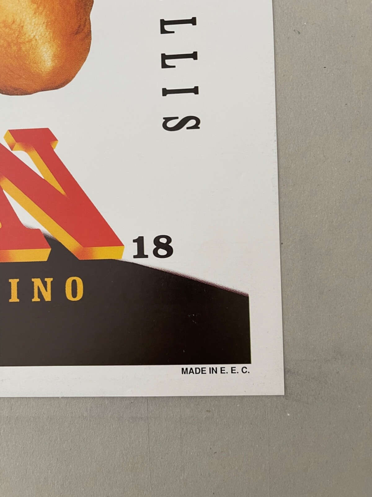 PULP FICTION, BRUCE WILLIS ‘THE BOXER’ RARE  1990’s POSTER